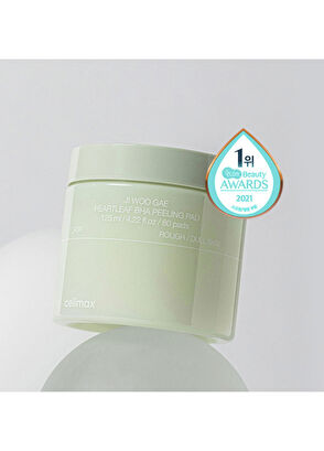 Celimax Ji Woo Gae Heartleaf BHA Exfoliating Pad Soothing Moisturizing Effect 60 Pack Face Pad - 4