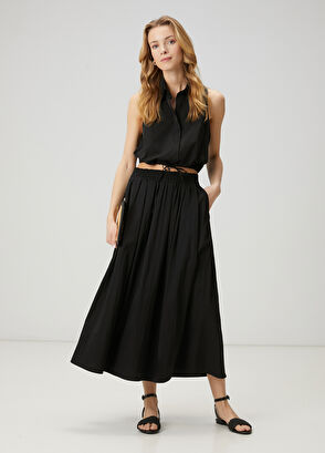 Beymen Club Black Sleeveless Shirt - 3