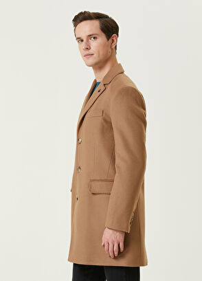 Beymen Club Kamel Yün Kaşe Palto - 4