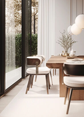 Bekaliving Bach Teddy Yemek Odası Sandalyesi - 8