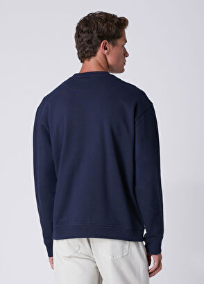 Beymen Club Lacivert Köpek Aplikeli Oversized Sweatshirt - 4