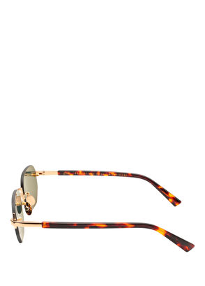 Gast Moonstone Gold Green Metal Unisex Sunglasses - 4