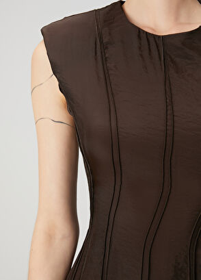 Beymen Club Brown Midi Dress - 5