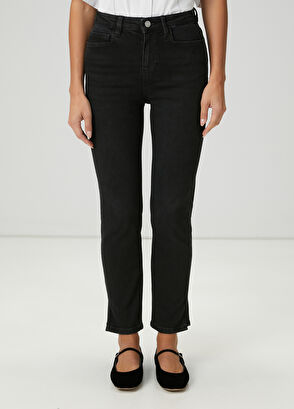 Beymen Club Slim Straight Siyah Yırtmaçlı ,Jean Pantolon - 3