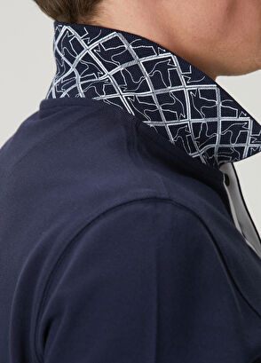 Beymen Club Comfort Fit Navy Blue Polo T-Shirt - 7