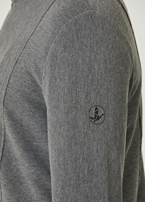 Beymen Club Anthracite Ottoman Textured Sweatshirt - 7