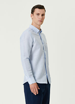 Beymen Club Slim Fit Mavi Gömlek - 3