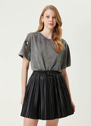 Beymen Club Grey Stone Detail T-shirt - 3