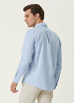 Beymen Club Comfort Fit Light Blue Oxford Shirt - 4