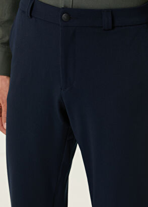 Beymen Club Slim Fit Navy Blue Pants - 4