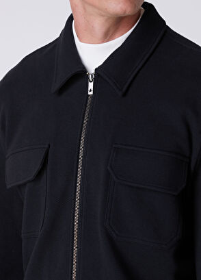 Beymen Club Siyah Diyagonal Dokulu Sweatshirt - 7