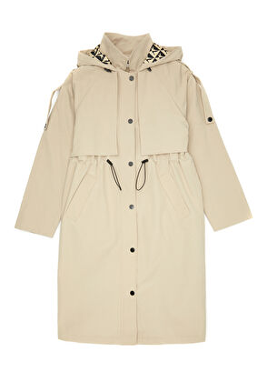 Beymen Club Light Beige Hooded Trench Coat - 8