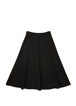 Beymen Club Siyah Midi Kloş Etek - 6