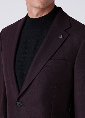 Beymen Club Plum Wool Jacket - 7