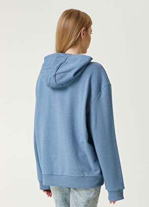Beymen Club Blue Logo Hoodie - 6