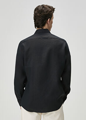 Beymen Club Siyah Keten Gömlek - 6