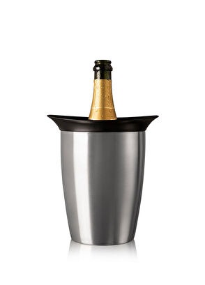 Vacu Vin Aktif Zarif Kutulu Paslanmaz Çelik Şampanya Soğutucu - 4