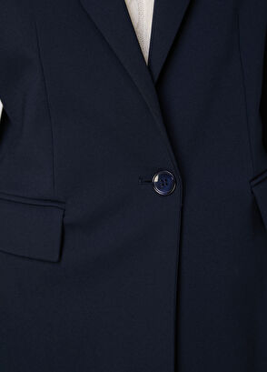 Beymen Club Lacivert Tek Düğmeli Blazer - 8