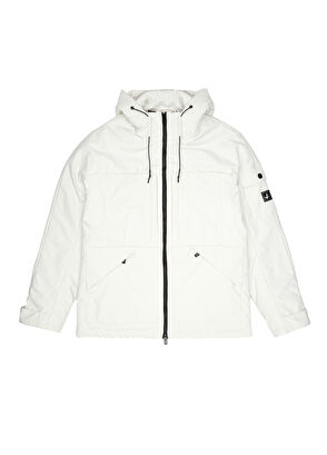 Beymen Club Kırık Beyaz Logo Detaylı Kaban - 9