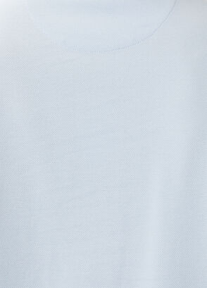 Beymen Club Light Blue Polo Zippered T-Shirt - 6