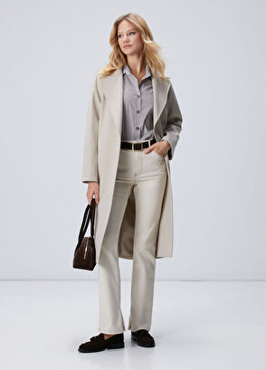 Taş Astarlı Manto - Görsel 4