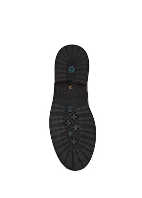 Siyah Fermuarlı Kadın Deri Çizme - Görsel 6