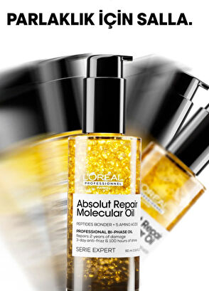 Loreal Professionnel Paris Serie Expert Absolut Repair Molecular Dual Phase Professional Hair Care Oil 90 ml - 6
