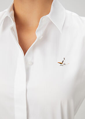 Beymen Club Beyaz Basic Poplin Gömlek - 6