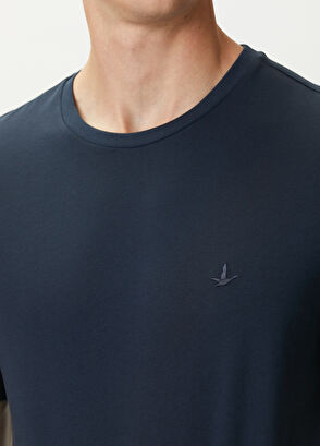 Beymen Club Lacivert Basic T-shirt - 5