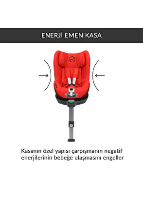 Cybex Sirona Zi i-size Plus İsofixli 360° Dönebilen Adac Ödüllü 0-18 kg Autumn Gold Bebek Oto Koltuğu - 5