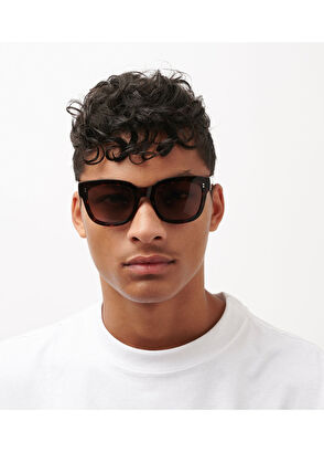 MessyWeekend Cophenagen Liv Bio Acetate Coffee Unisex Sunglasses - 5