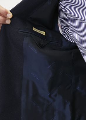 Kiton Navy Blue Cashmere Jacket - 8