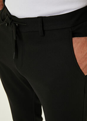 Beymen Club Siyah İri Diyagonal Dokulu Chino Pantolon - 4