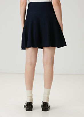 Beymen Club Lacivert Mini Triko Etek - 5