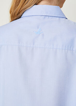 Beymen Club Mavi Cepli Gömlek - 4