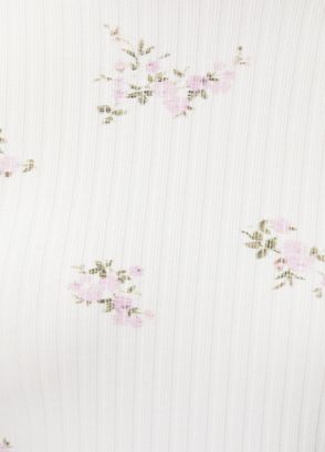 Msgm White Floral Sweater - 6