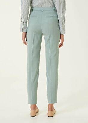 Beymen Collection Su Yeşili Havuç Kesim Koton Pantolon - 5