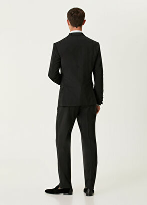 Beymen Club Black Vest Detailed Wool Tuxedo - 7