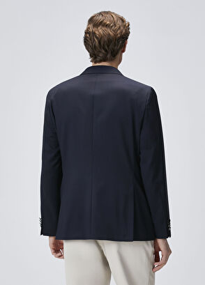 Beymen Collection Drop 7 Lacivert Yün Blazer Ceket - 6