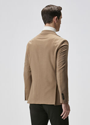 Beymen Club Premium Beige Cashmere Jacket - 5