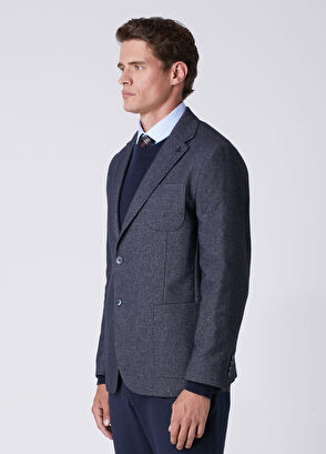 Beymen Club Anthracite Wool Wool Wool Jacket - 4