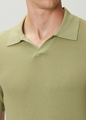 Beymen Club Çağla Brass Textured Short Sleeve Sweater - 6