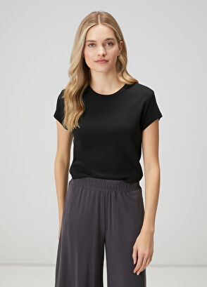 Beymen Club Siyah Basic T-shirt - 4