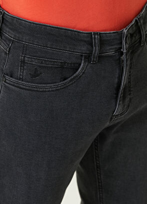 Beymen Club XSlim Fit Antrasit Diyagonal Dokulu Spor Pantolon - 4