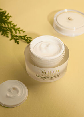 Dalbam Cypress Repair Night Cream Onarıcı Nemlendirici Yaşlanma Karşıtı Yüz Kremi 50 ml - 4