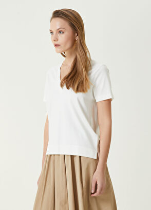Beymen Club Kırık Beyaz T-shirt - 4