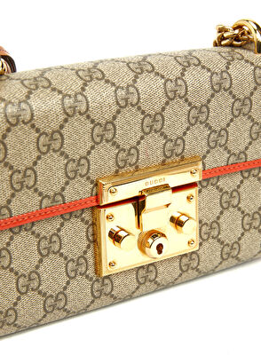 Gucci GG Supreme Padlock Çanta - Görsel 8
