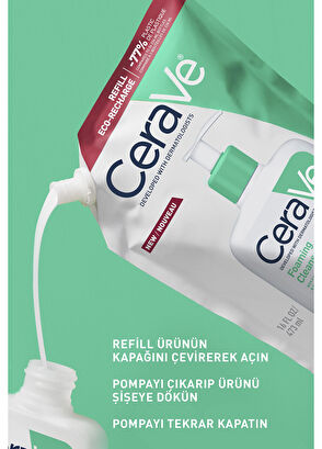 CeraVe Köpüren Yüz Temizleyici Refill 473 ml - 3