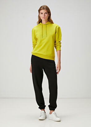 Beymen Club Açık Yeşil Kapüşonlu Karalama Kuş Nakışlı Sweatshi - 3