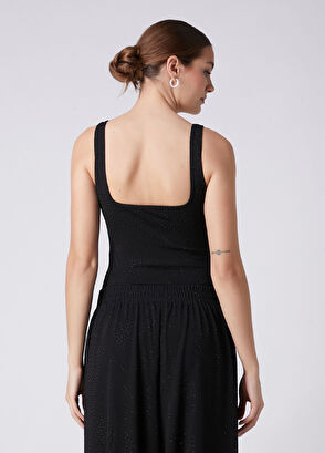 Beymen Club Black Transparent Blouse - 7